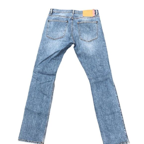 Acne Studios Jeans Size 31 Max Mid Ripped DESIGNER DENIM Acne Jeans Blue - Picture 6 of 13